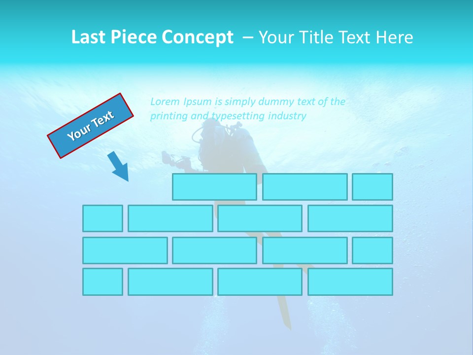 Tropical Salt Freedom PowerPoint Template