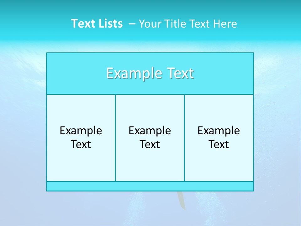 Tropical Salt Freedom PowerPoint Template