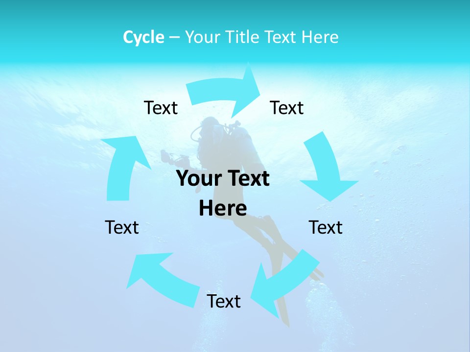 Tropical Salt Freedom PowerPoint Template