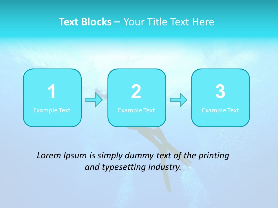 Tropical Salt Freedom PowerPoint Template
