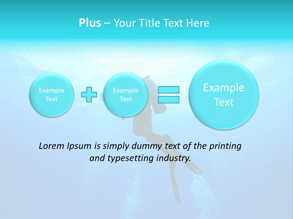 Tropical Salt Freedom PowerPoint Template