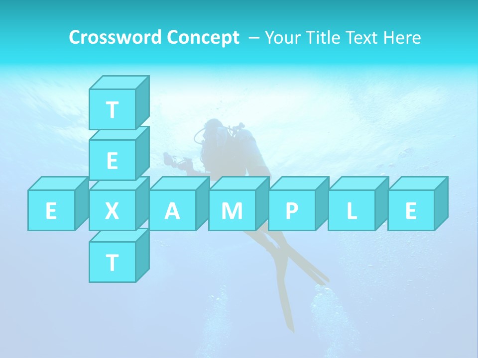 Tropical Salt Freedom PowerPoint Template