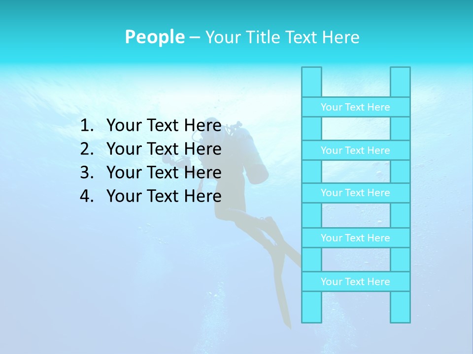 Tropical Salt Freedom PowerPoint Template