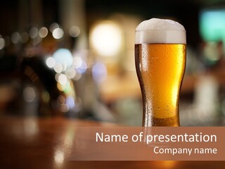 Ale Celebration Liquid PowerPoint Template