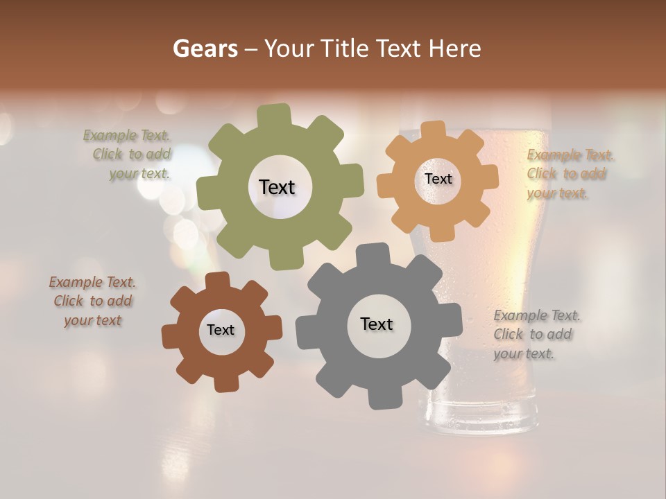 Ale Celebration Liquid PowerPoint Template