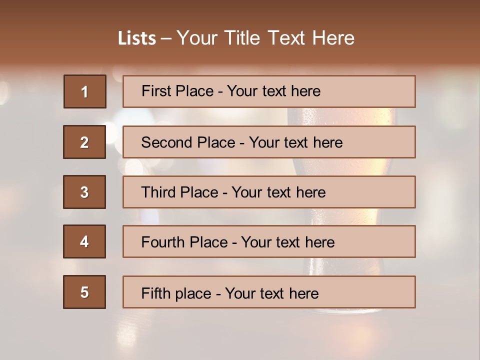 Ale Celebration Liquid PowerPoint Template