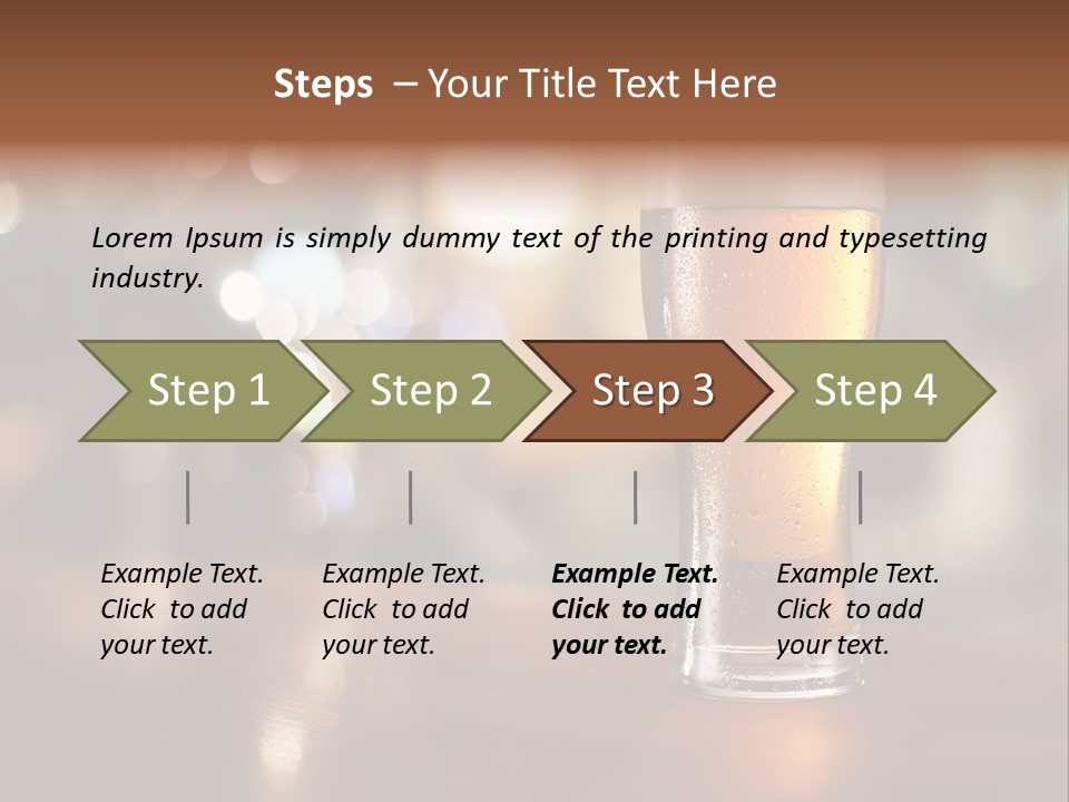 Ale Celebration Liquid PowerPoint Template