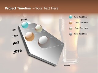 Ale Celebration Liquid PowerPoint Template