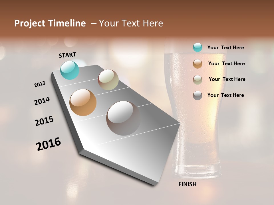 Ale Celebration Liquid PowerPoint Template