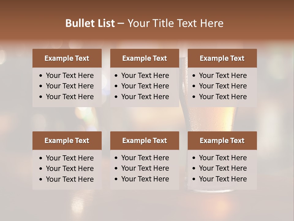Ale Celebration Liquid PowerPoint Template