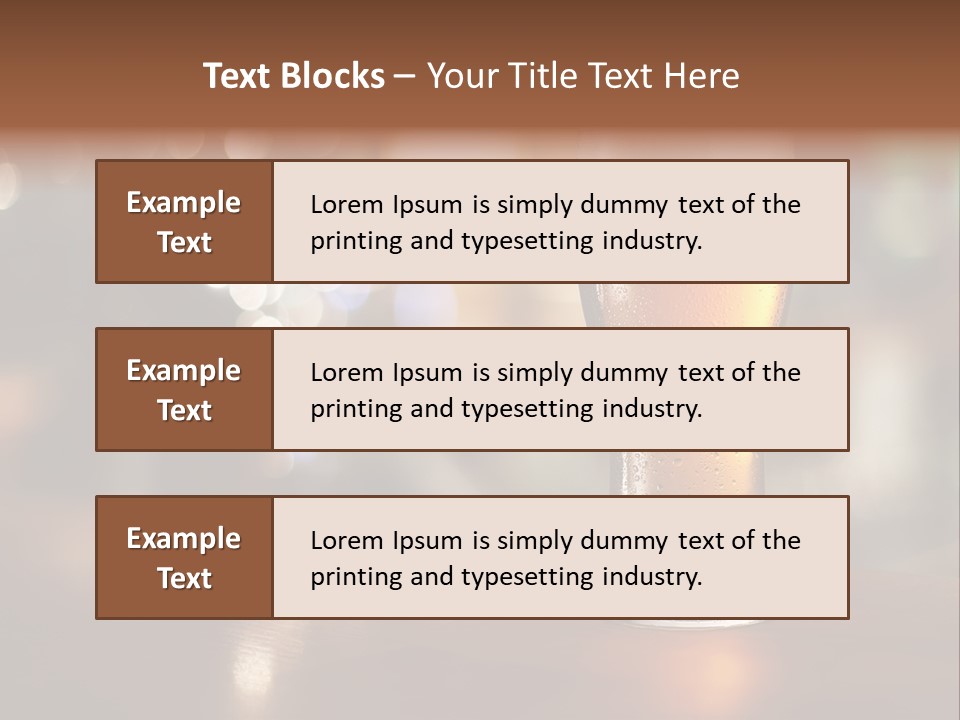 Ale Celebration Liquid PowerPoint Template