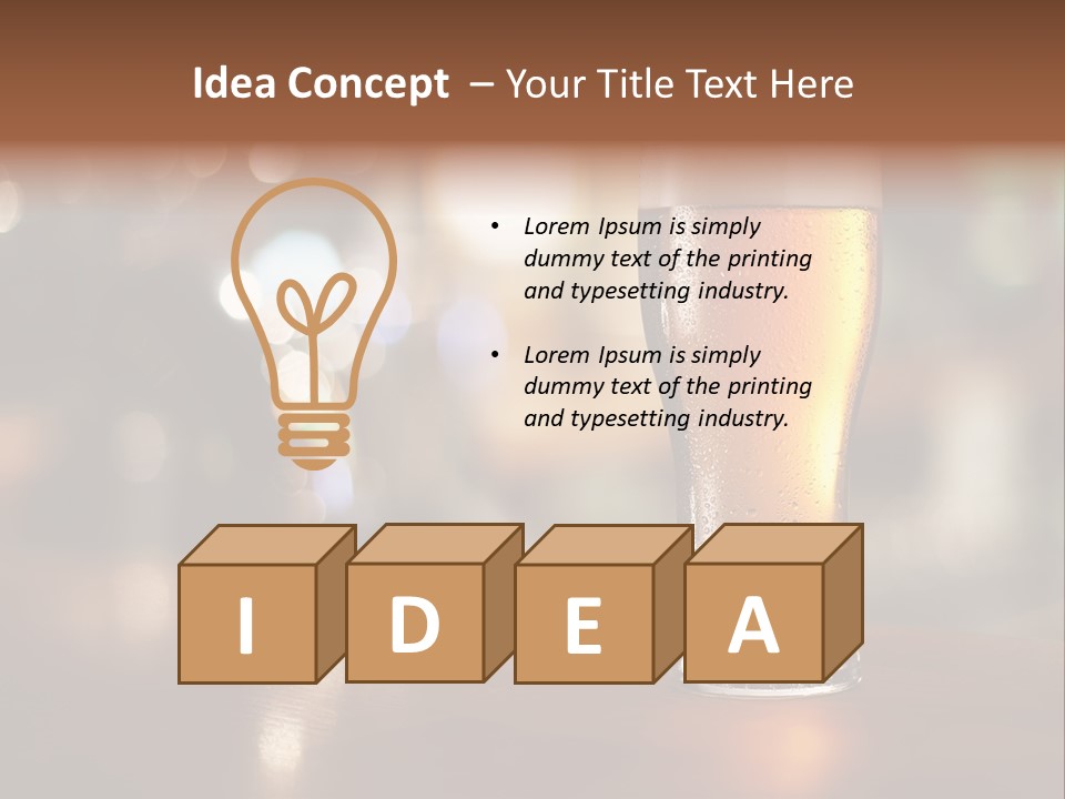 Ale Celebration Liquid PowerPoint Template