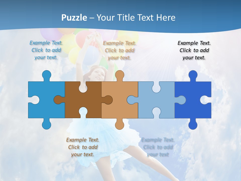 Smile Spring Sky PowerPoint Template