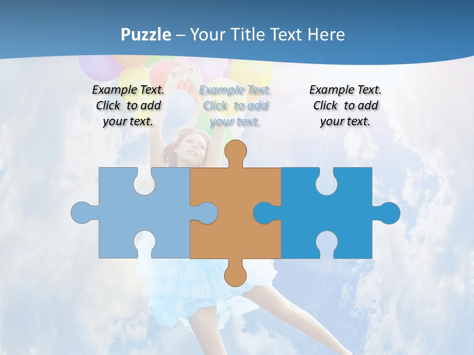 Smile Spring Sky PowerPoint Template