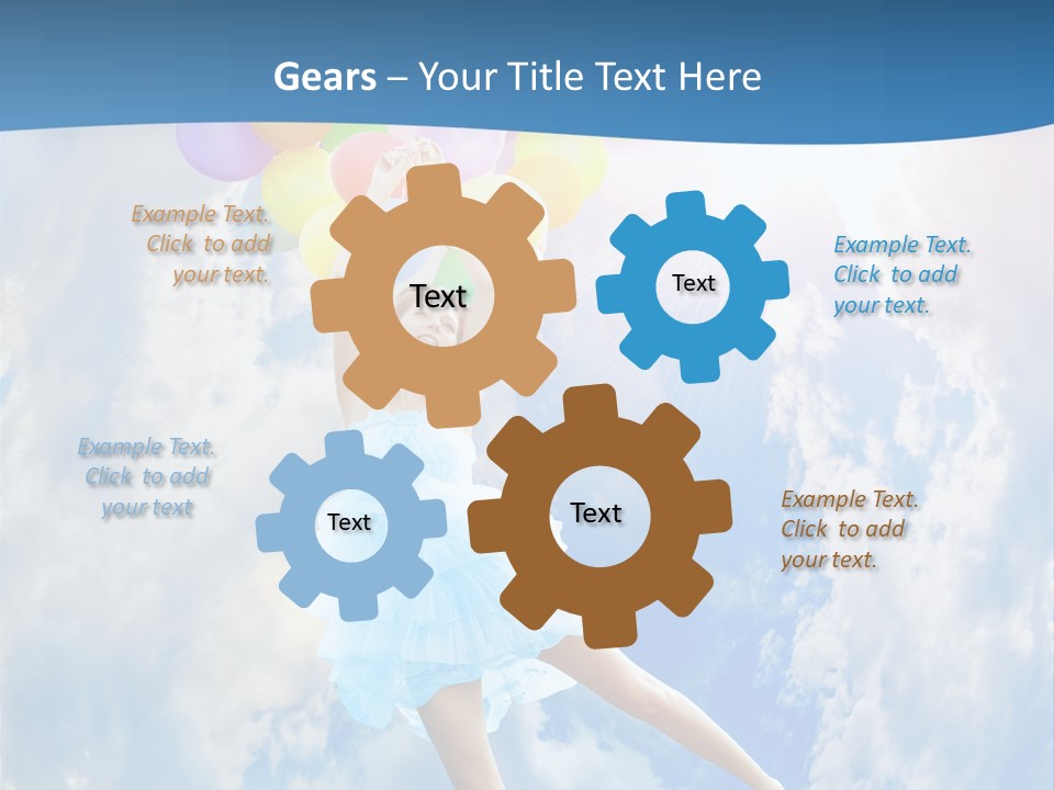 Smile Spring Sky PowerPoint Template