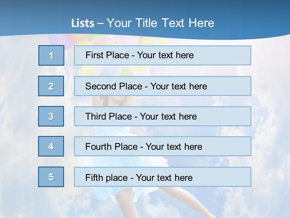 Smile Spring Sky PowerPoint Template
