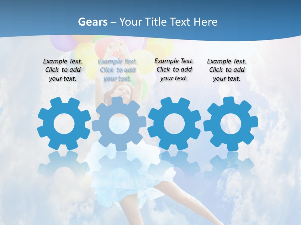 Smile Spring Sky PowerPoint Template