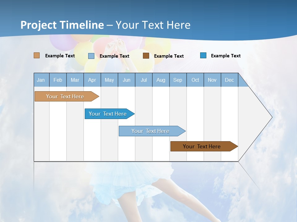 Smile Spring Sky PowerPoint Template