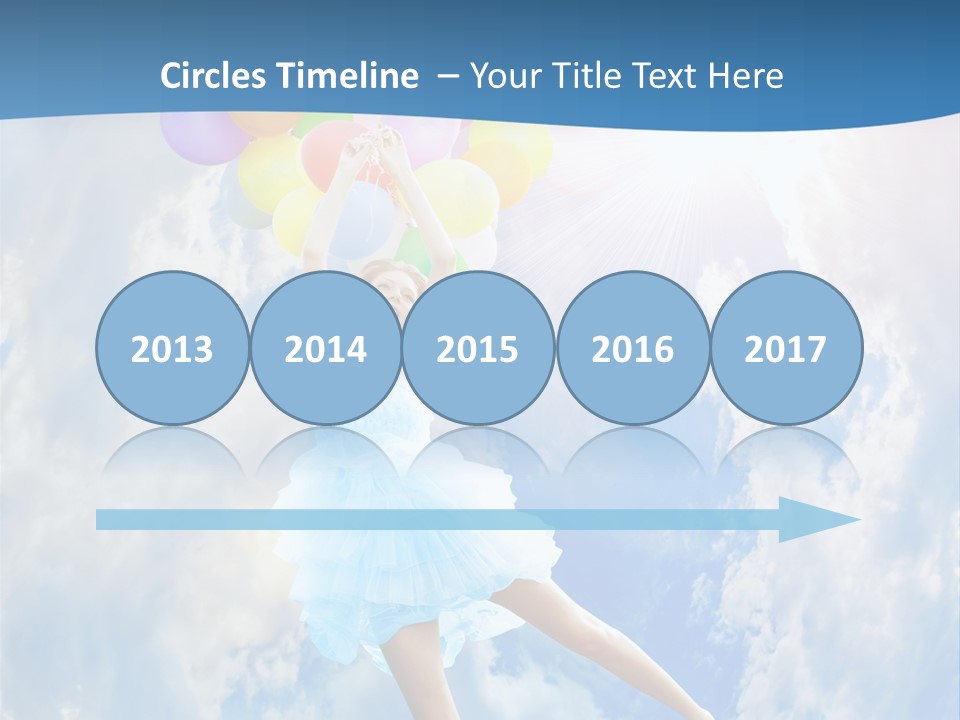 Smile Spring Sky PowerPoint Template