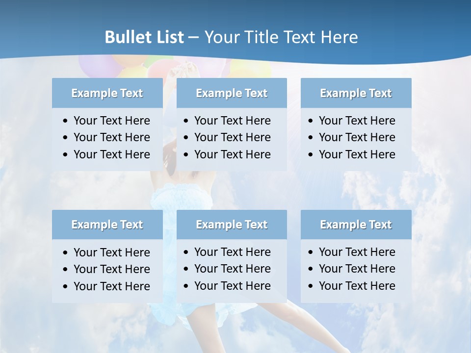 Smile Spring Sky PowerPoint Template