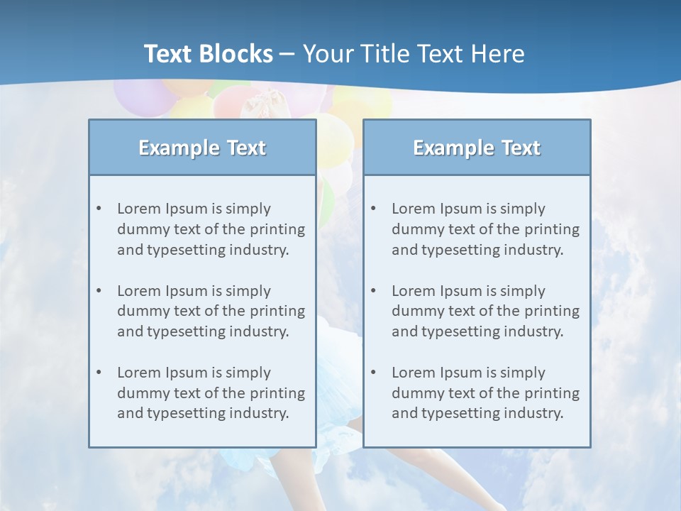 Smile Spring Sky PowerPoint Template