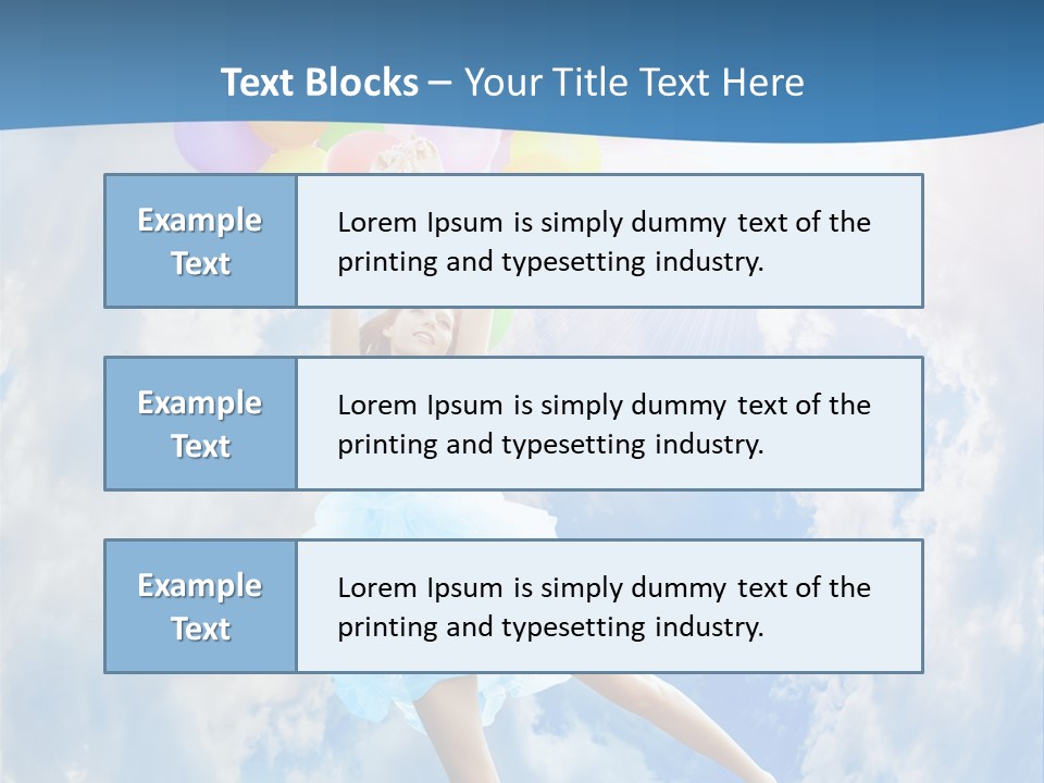 Smile Spring Sky PowerPoint Template