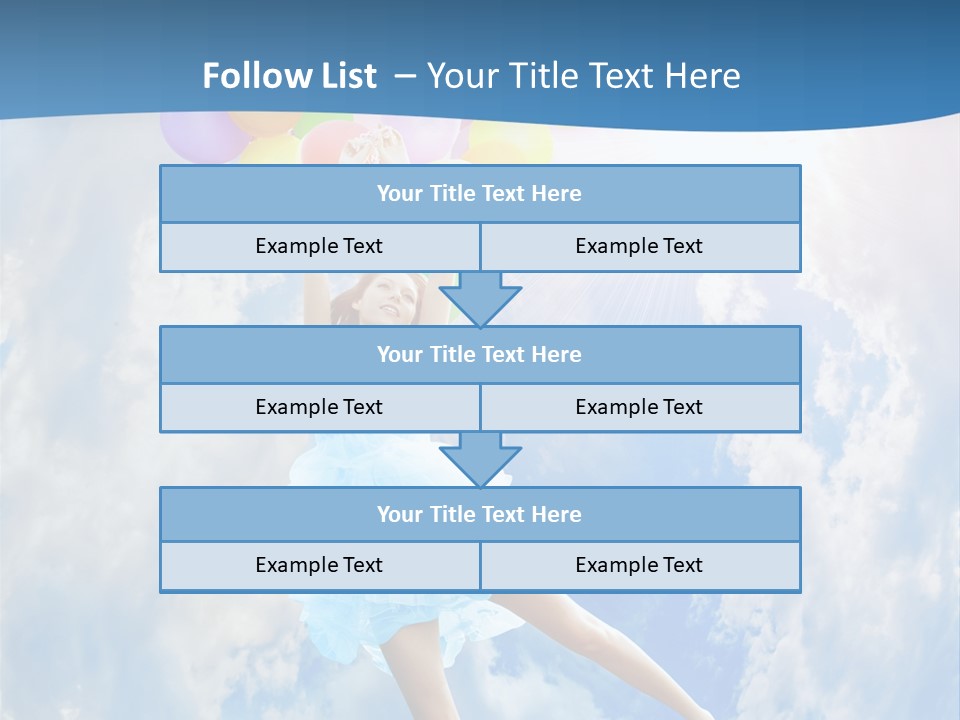 Smile Spring Sky PowerPoint Template