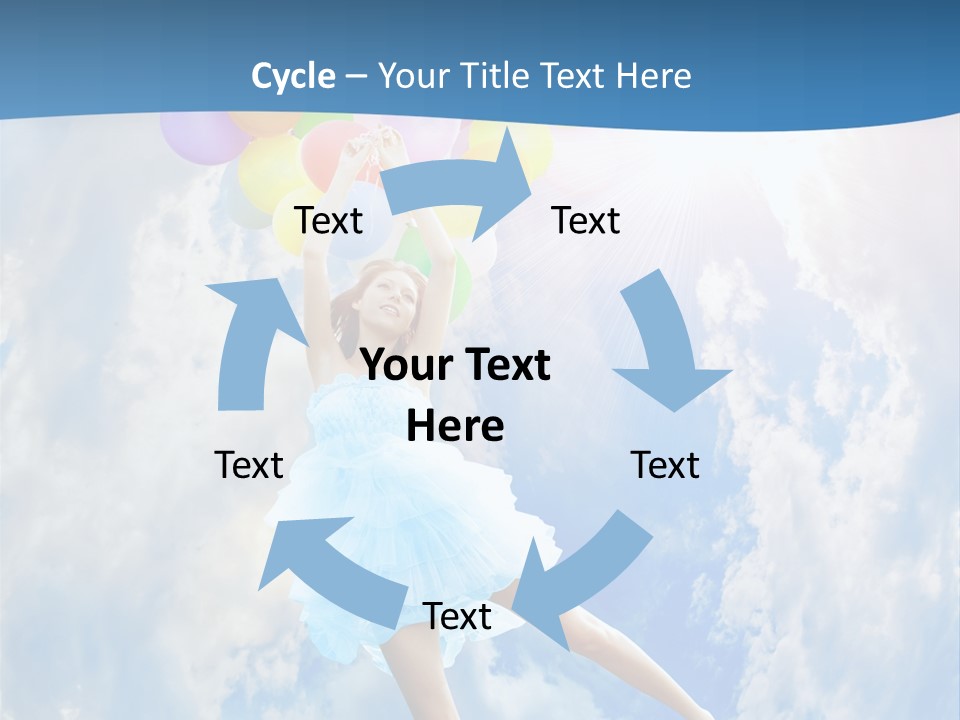 Smile Spring Sky PowerPoint Template