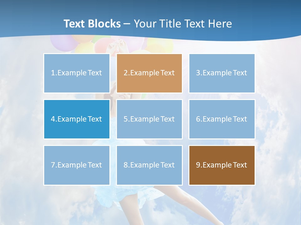 Smile Spring Sky PowerPoint Template