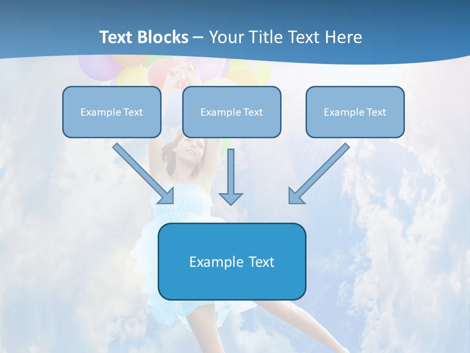 Smile Spring Sky PowerPoint Template