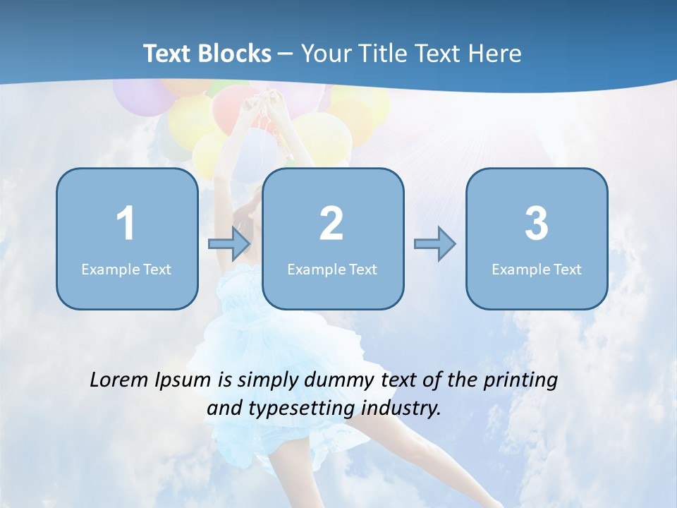 Smile Spring Sky PowerPoint Template