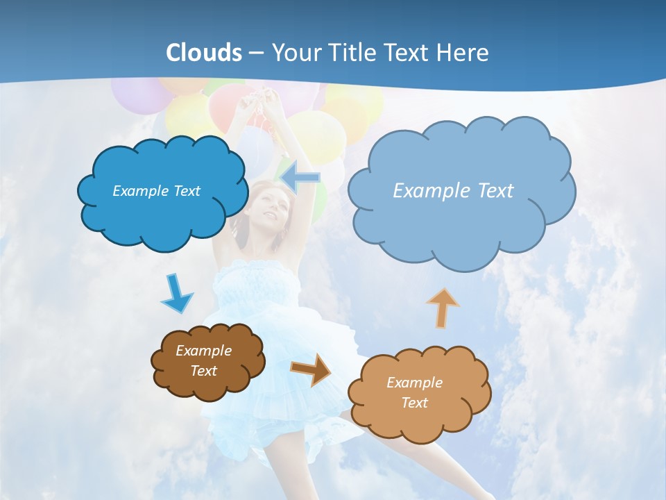 Smile Spring Sky PowerPoint Template