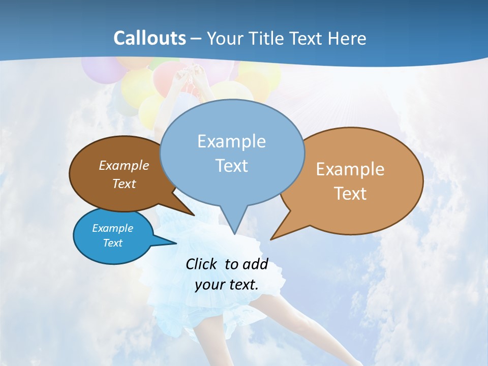 Smile Spring Sky PowerPoint Template