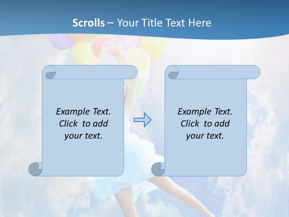 Smile Spring Sky PowerPoint Template