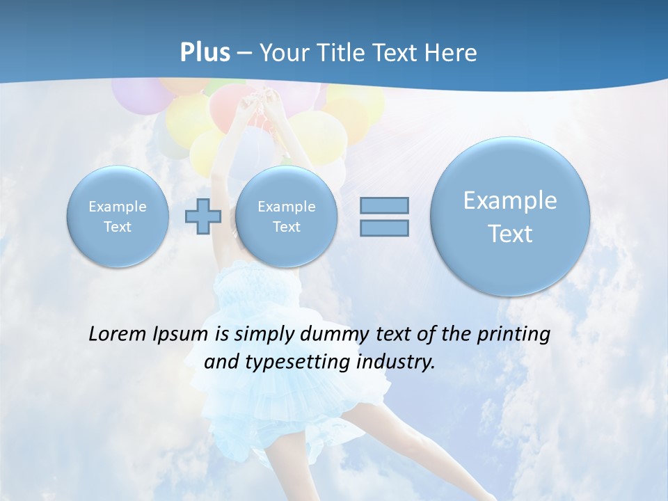 Smile Spring Sky PowerPoint Template