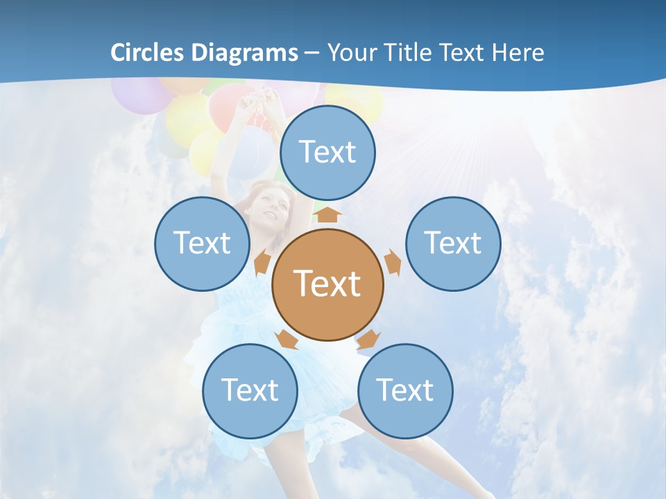 Smile Spring Sky PowerPoint Template