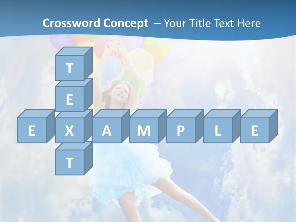 Smile Spring Sky PowerPoint Template