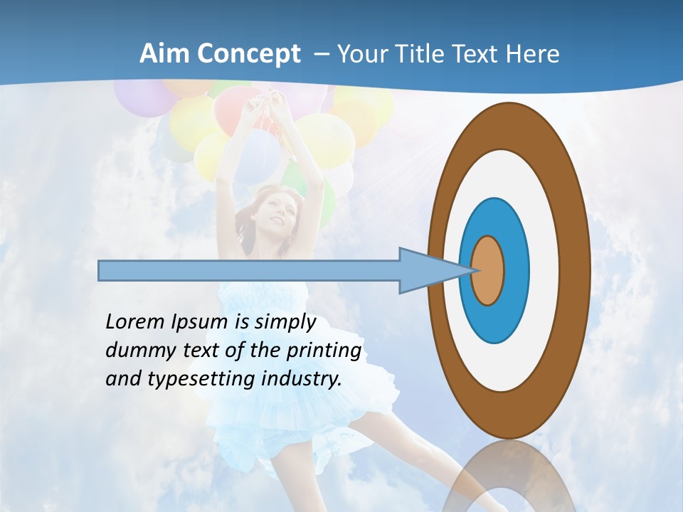 Smile Spring Sky PowerPoint Template