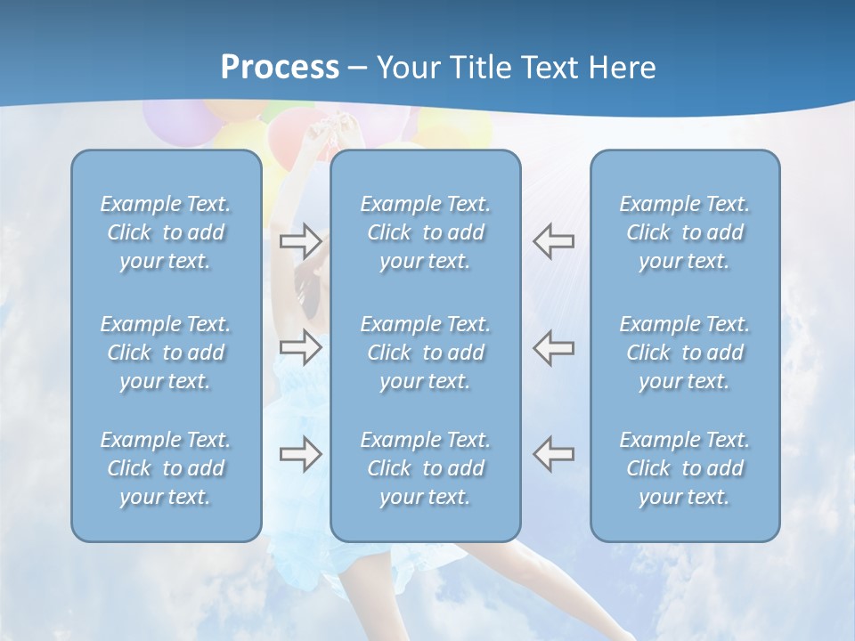 Smile Spring Sky PowerPoint Template