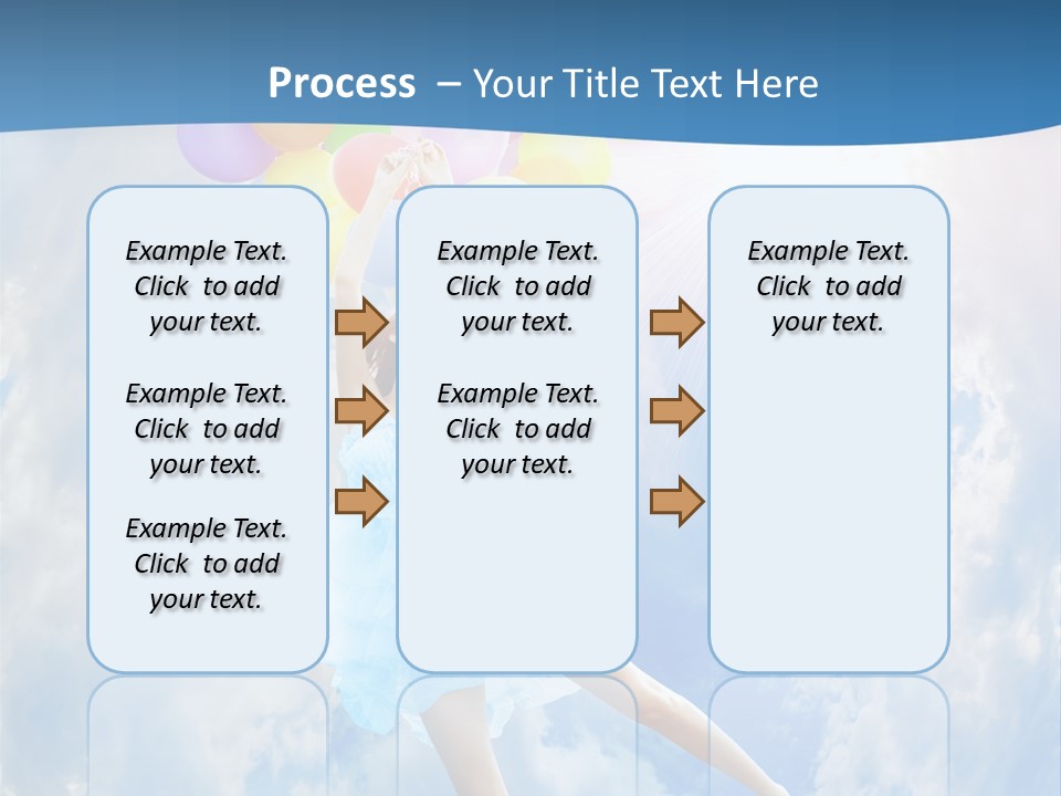 Smile Spring Sky PowerPoint Template