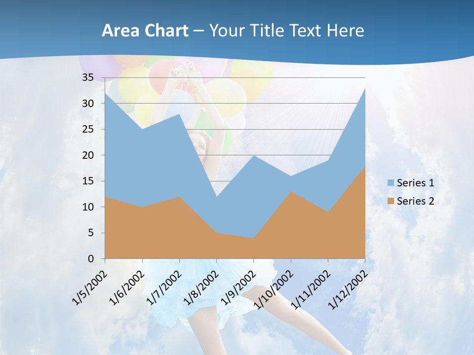 Smile Spring Sky PowerPoint Template