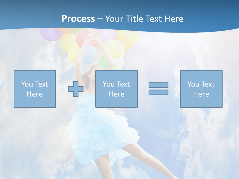 Smile Spring Sky PowerPoint Template