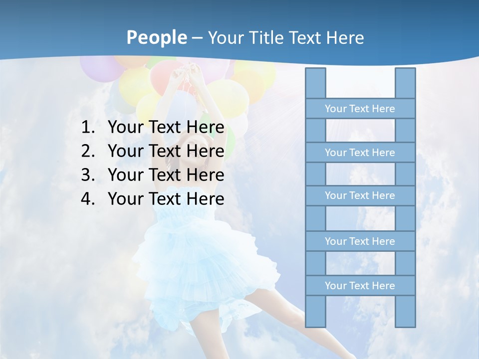 Smile Spring Sky PowerPoint Template