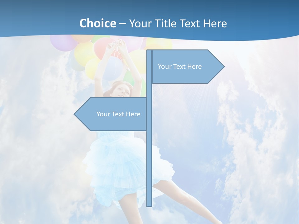Smile Spring Sky PowerPoint Template