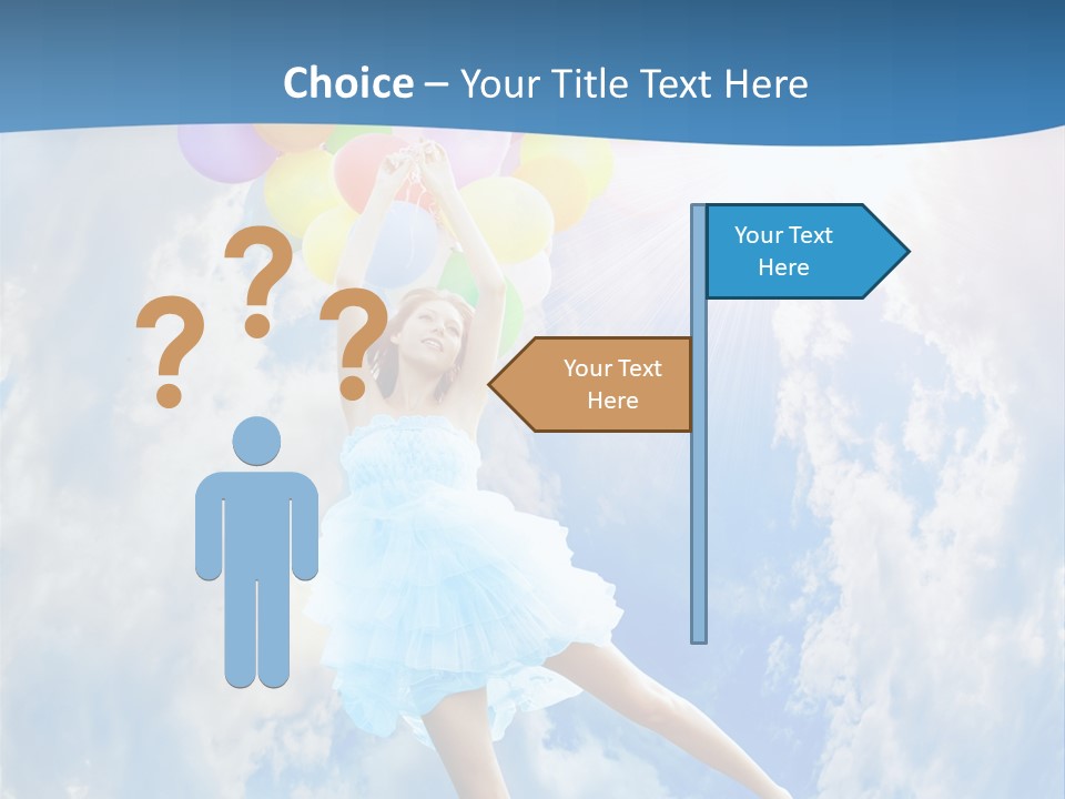 Smile Spring Sky PowerPoint Template