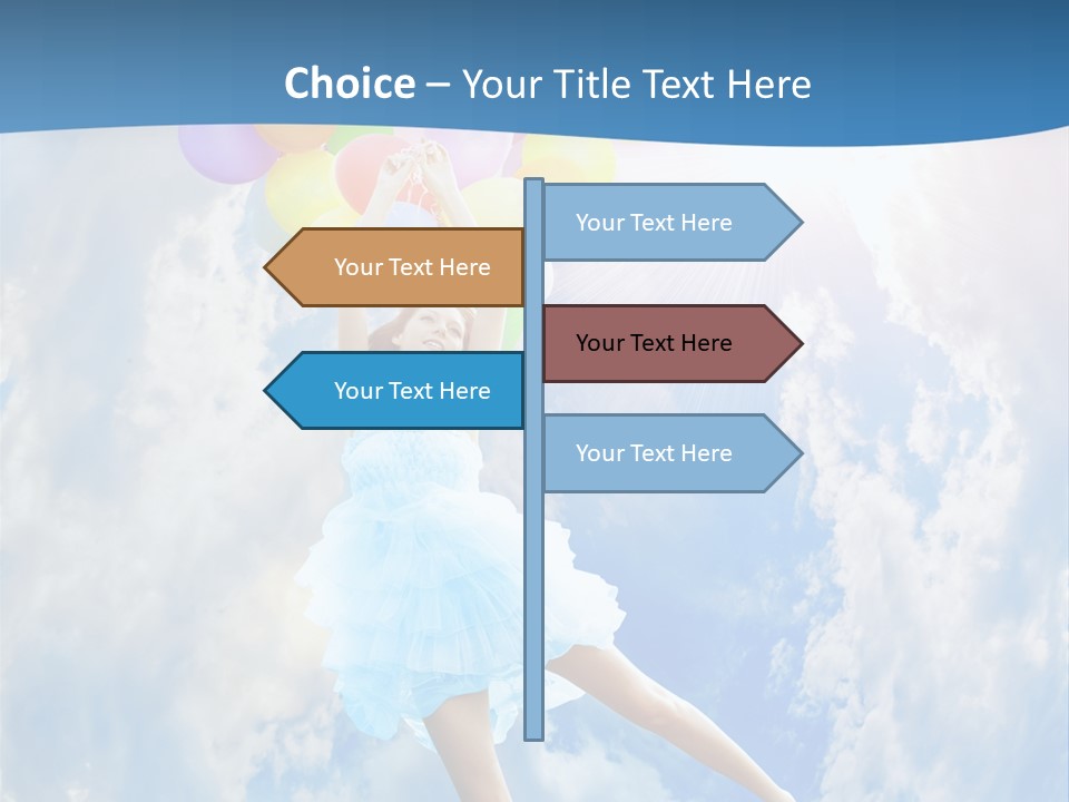 Smile Spring Sky PowerPoint Template