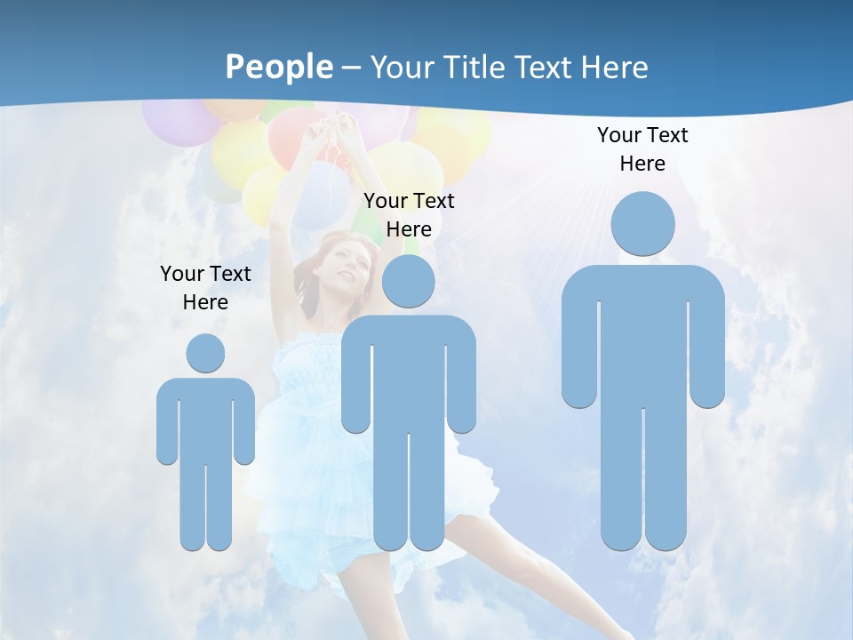 Smile Spring Sky PowerPoint Template