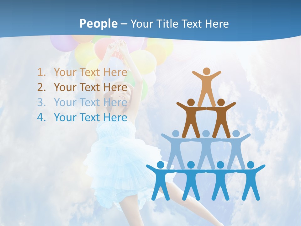 Smile Spring Sky PowerPoint Template
