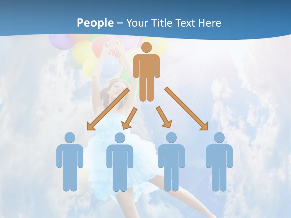 Smile Spring Sky PowerPoint Template