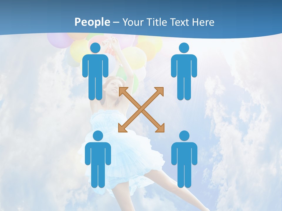Smile Spring Sky PowerPoint Template